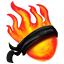 Server's play.flamefrags.com logo